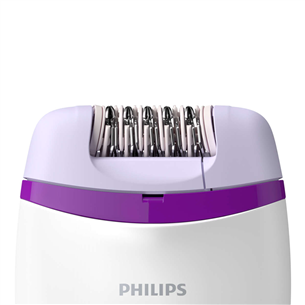 Philips Satinelle Essential, balta/lillā - Epilator