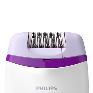 Philips Satinelle Essential, balta/lillā - Epilators