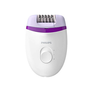 Philips Satinelle Essential, balta/lillā - Epilators