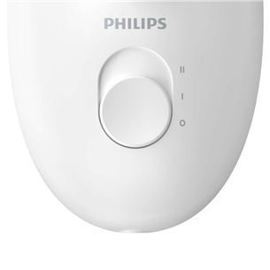 Philips Satinelle Essential, balta/lillā - Epilators