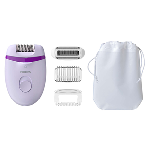 Philips Satinelle Essential, white/purple - Epilator