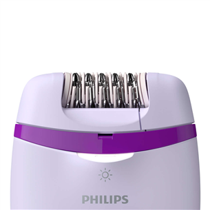 Philips Satinelle Essential, balta/violeta - Epilators