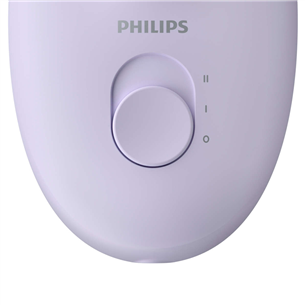 Philips Satinelle Essential, balta/violeta - Epilators