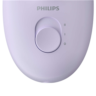 Philips Satinelle Essential, белый/фиолетовый - Эпилятор