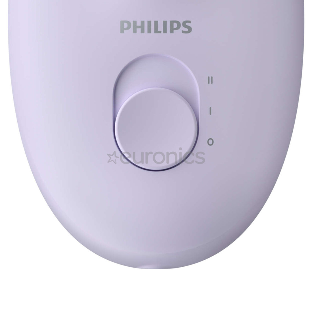 Philips Satinelle Essential, белый/фиолетовый - Эпилятор