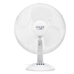 Adler, 90 W, balta - Galda ventilators AD7304