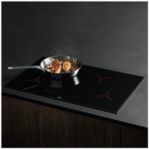 AEG, width 78 cm, frameless, black - Built-in Induction Hob