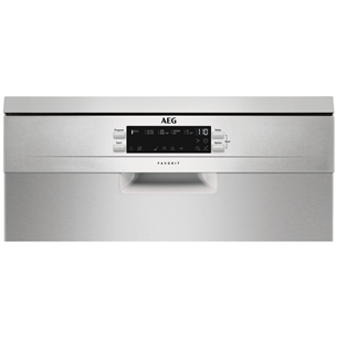 AEG, 14 place settings, inox - Freestanding Dishwasher