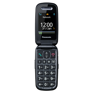 Panasonic KX-TU466, melna - Mobilais telefons
