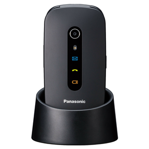 Panasonic KX-TU466, melna - Mobilais telefons