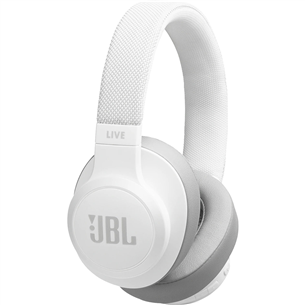 JBL Live 500, balta - Bezvadu austiņas