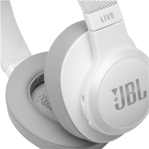 JBL Live 500, balta - Bezvadu austiņas