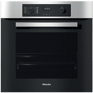 Miele, 76 L, black/inox - Built-in oven