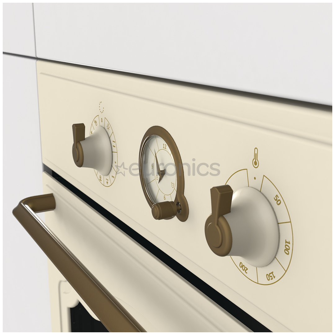 Gorenje, 71 л, бежевый - Интегрируемый духовой шкаф