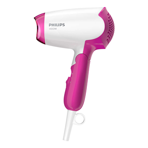 Philips DryCare Essential, 1400 W, balta/rozā - Matu fēns