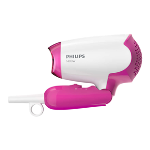 Philips DryCare Essential, 1400 W, balta/rozā - Matu fēns