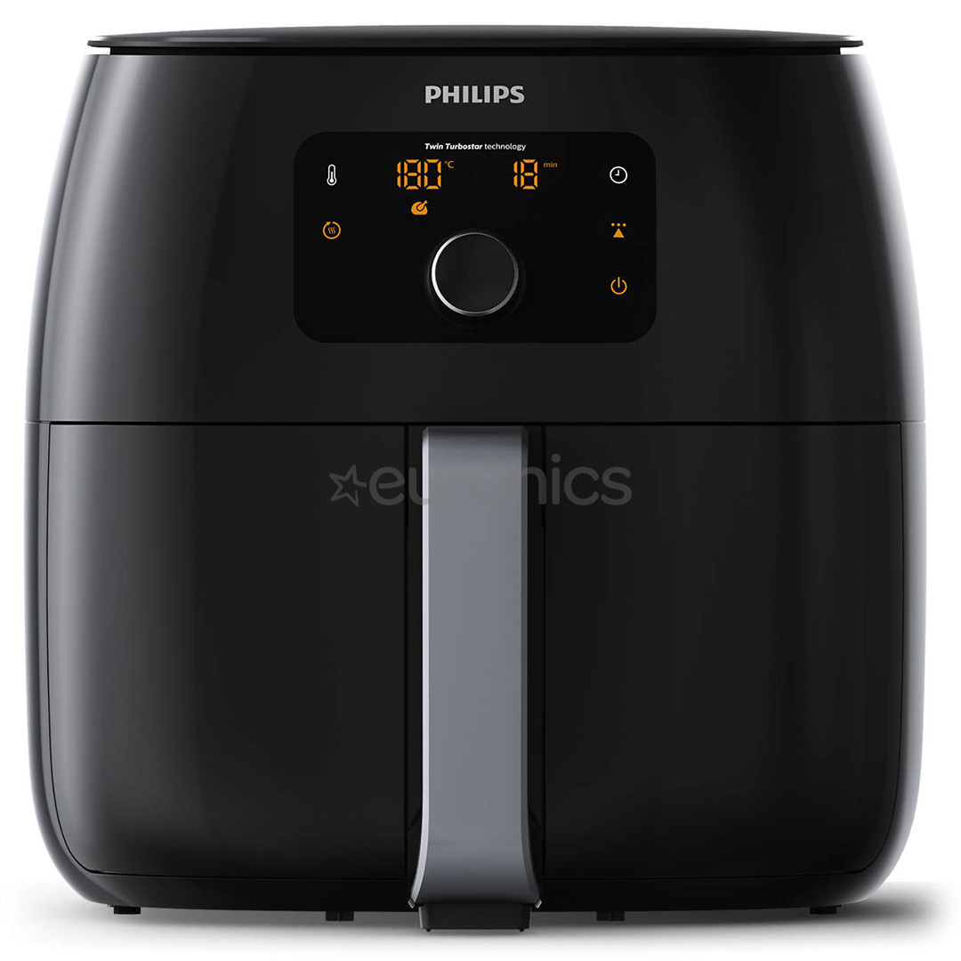 Philips Avance Collection XXL, 2225 W, melna - Karstā gaisa friteris