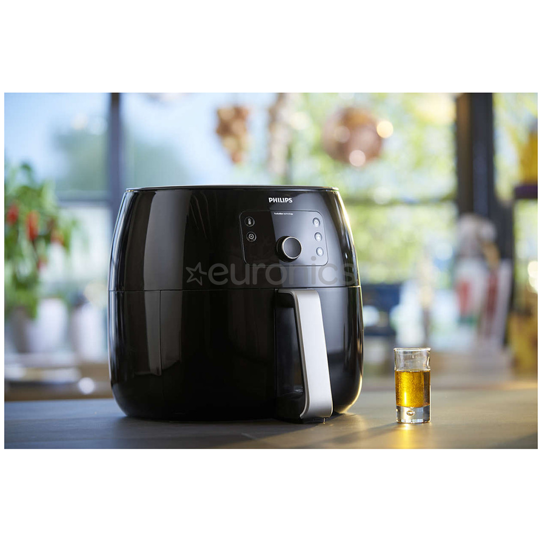 Philips Avance Collection XXL, 2225 W, melna - Karstā gaisa friteris