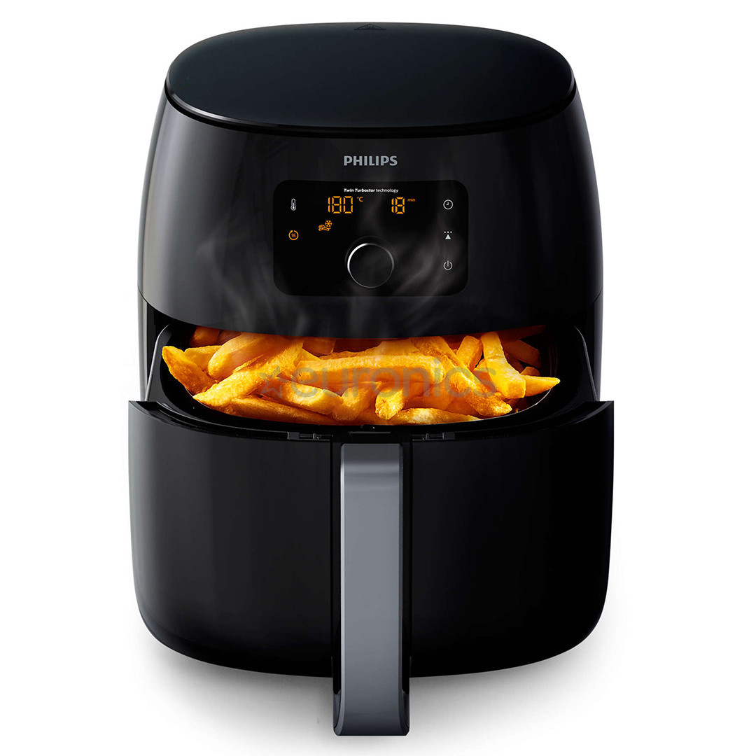Philips Avance Collection XXL, 2225 W, melna - Karstā gaisa friteris