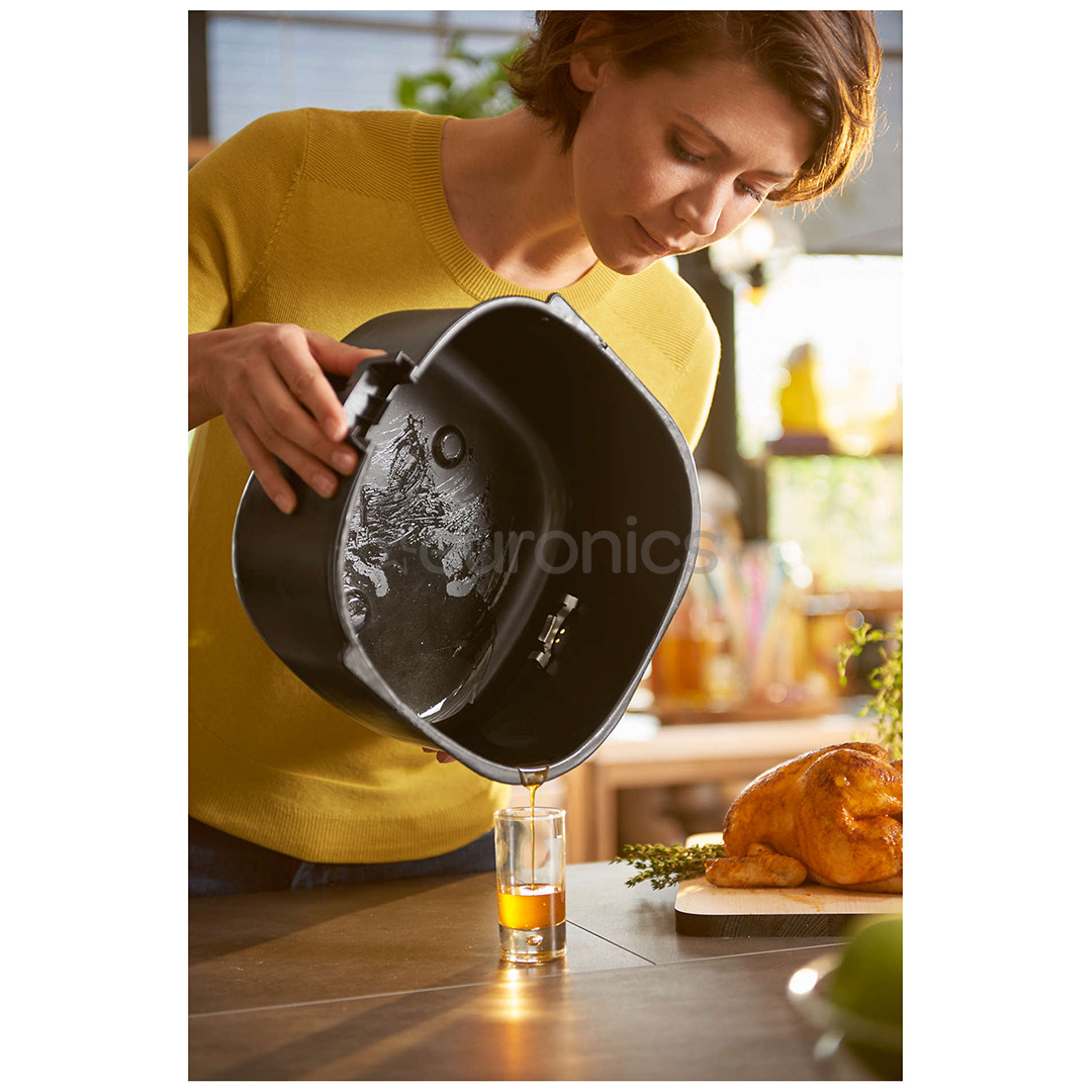 Philips Avance Collection XXL, 2225 W, melna - Karstā gaisa friteris