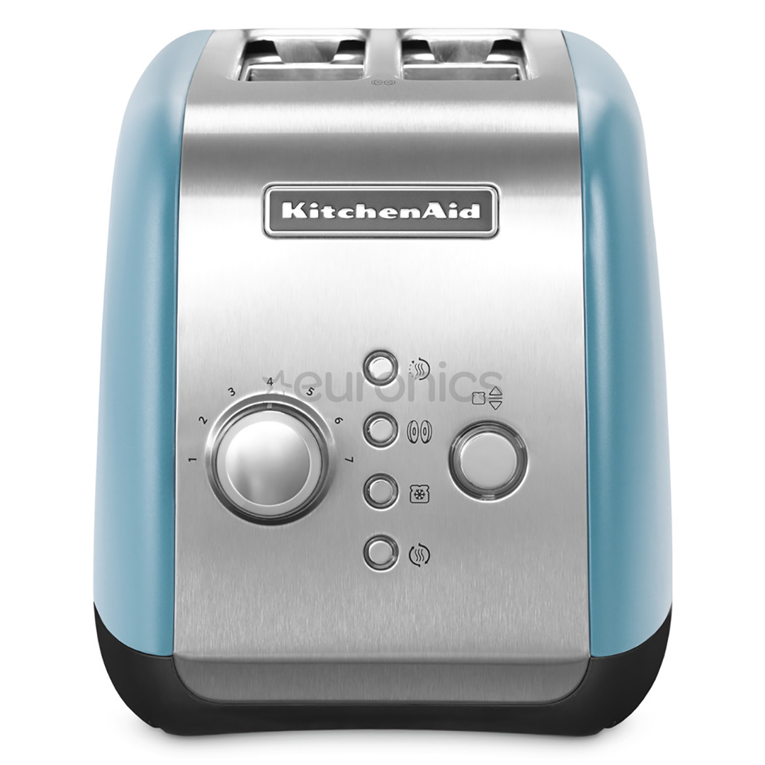 KitchenAid P2, 1100 W, zila/nerūsējošā tērauda - Tosteris