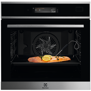Electrolux, 70 L, black/inox - Built-in steam oven EOB9S31WX