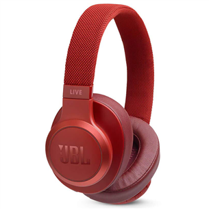 JBL Live 500, красный - Накладные беспроводные наушники