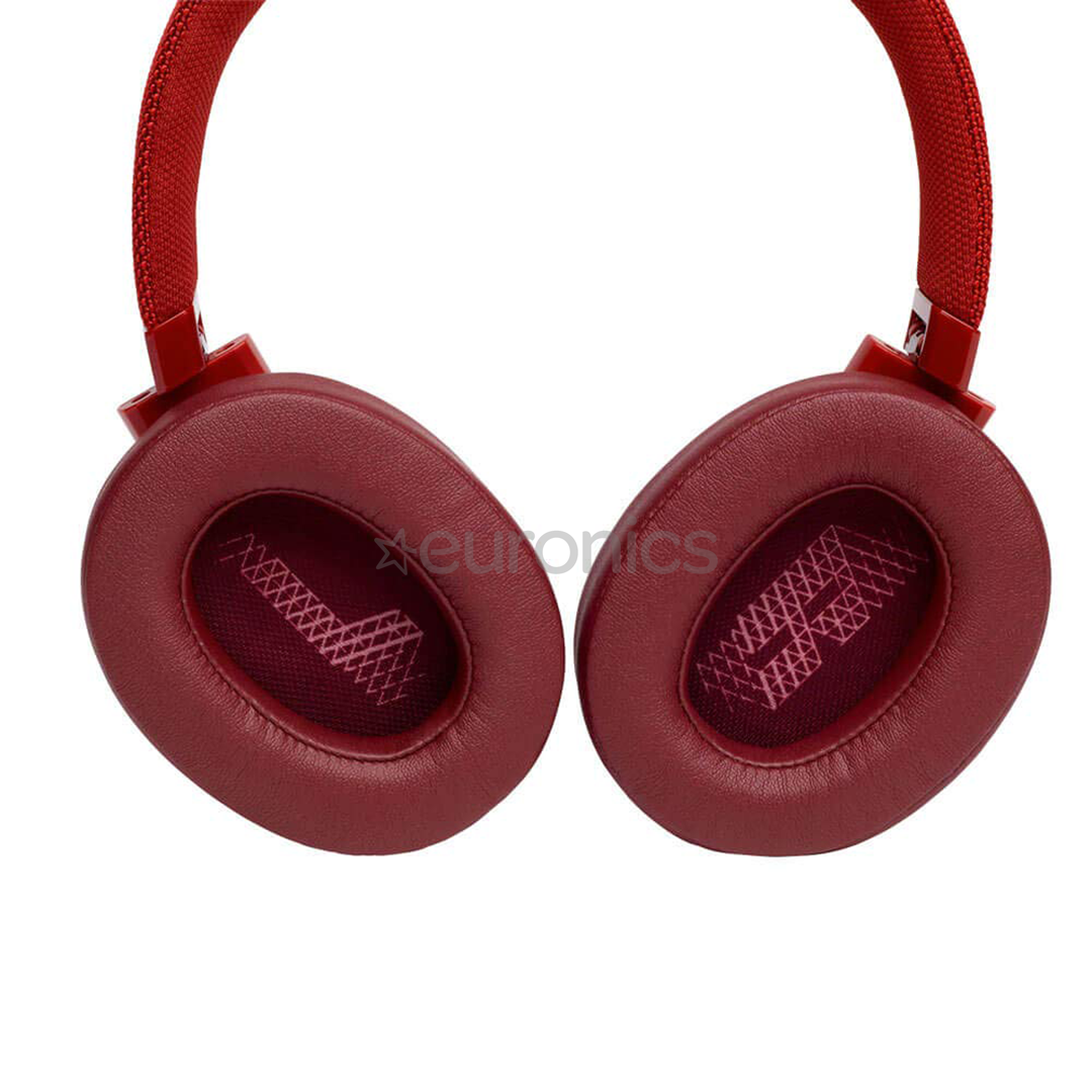 JBL Live 500, красный - Накладные беспроводные наушники