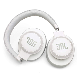 JBL Live 650, balta - Bezvadu austiņas
