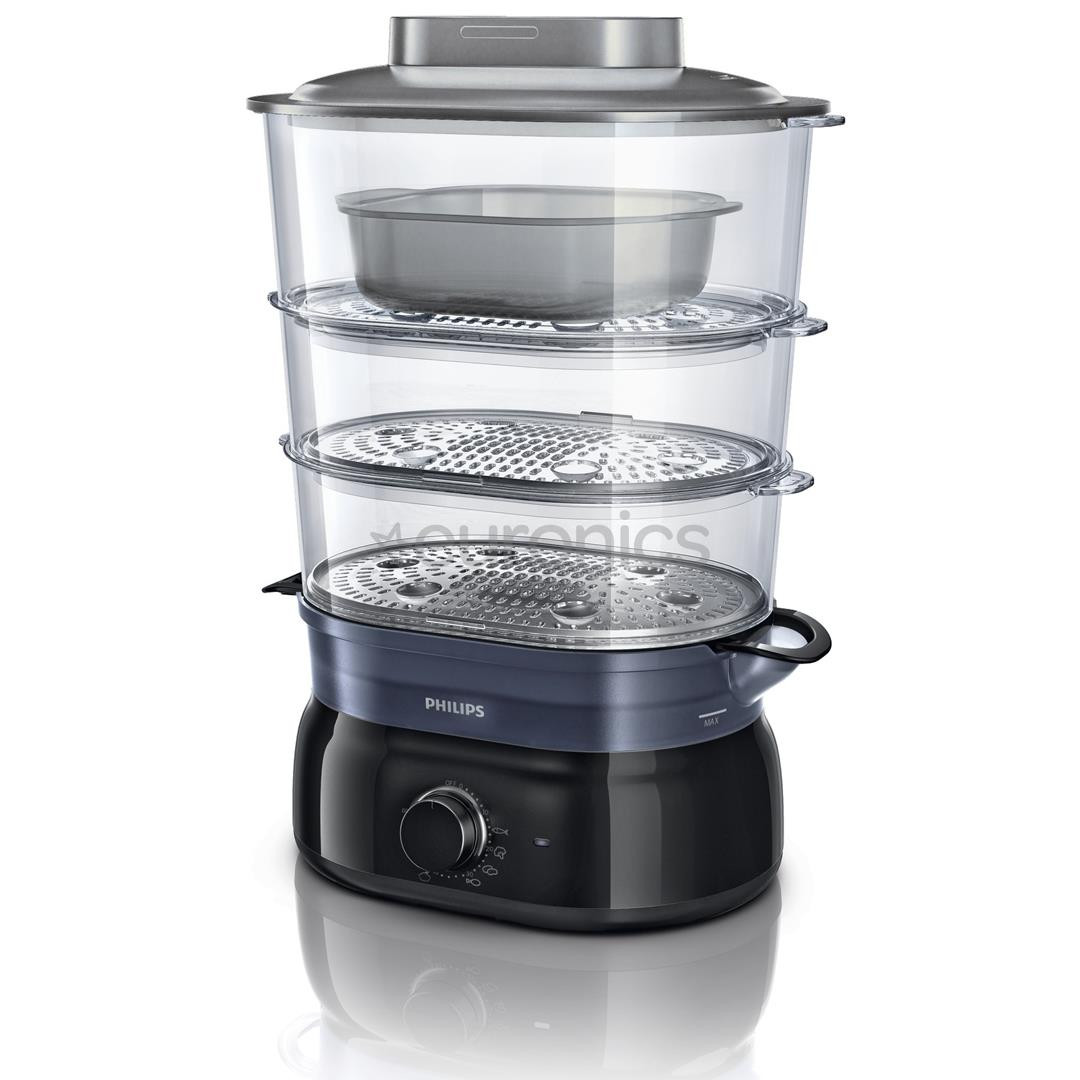 Philips Daily Collection, 900 W, melna - Tvaicētājs