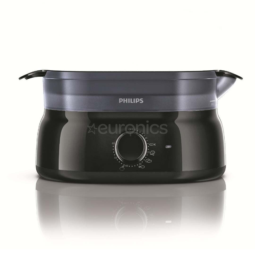 Philips Daily Collection, 900 W, melna - Tvaicētājs