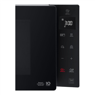 LG, 25 L, melna - Mikroviļņu krāsns ar grilu