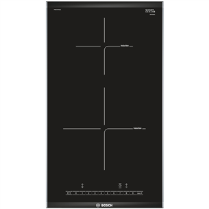 Bosch, platums 30.6 cm, melna - Iebūvējama indukcijas plīts virsma