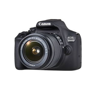 Зеркальная фотокамера EOS 2000D + объектив EF-S 18-55мм IS II, Canon