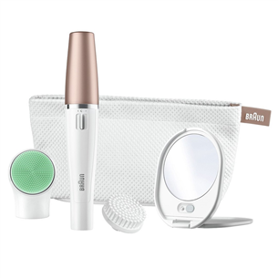 Braun, white/copper - Facial epilator set