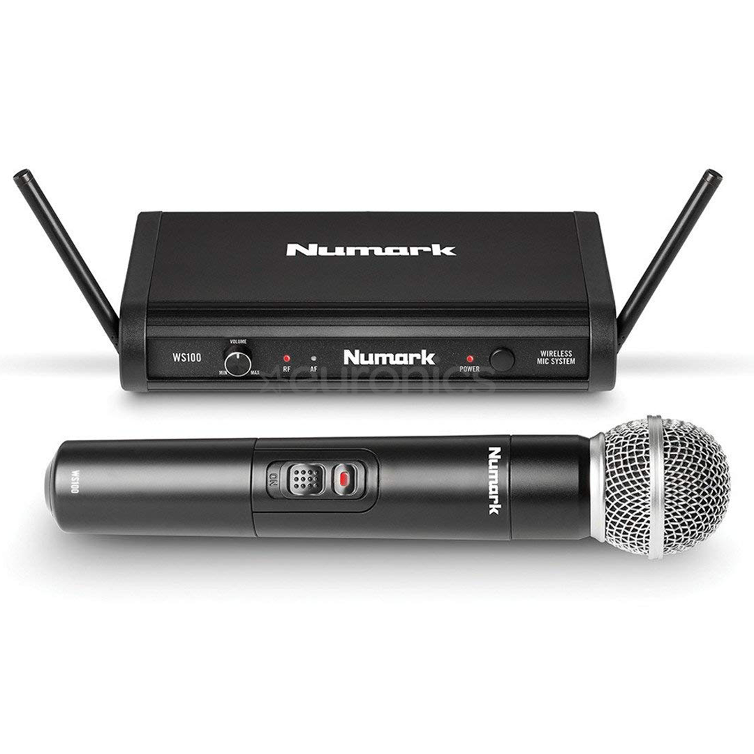 Bezvadu mikrofons ar uztvērēju, Numark, WS100 | Euronics
