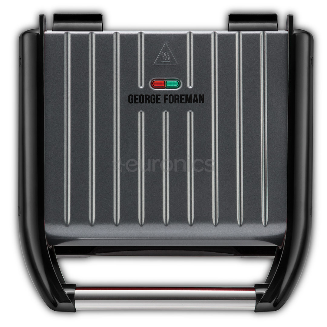 George Foreman Family Steel Grill, 1650 W, melna - Elektriskais grils