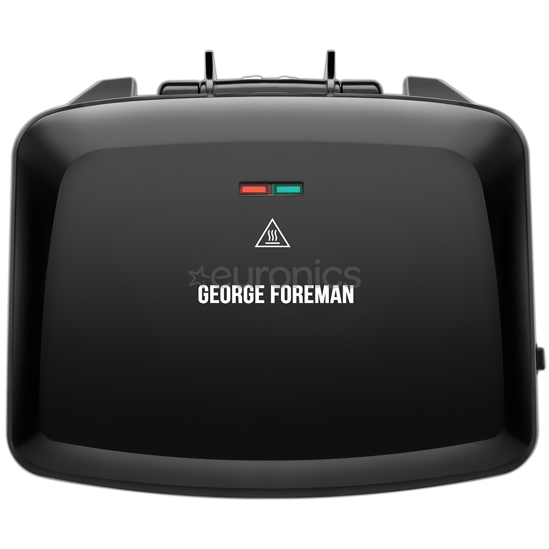 George Foreman Family, 1400 W, melna - Elektriskais grils