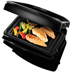 George Foreman Family, 1400 W, melna - Elektriskais grils