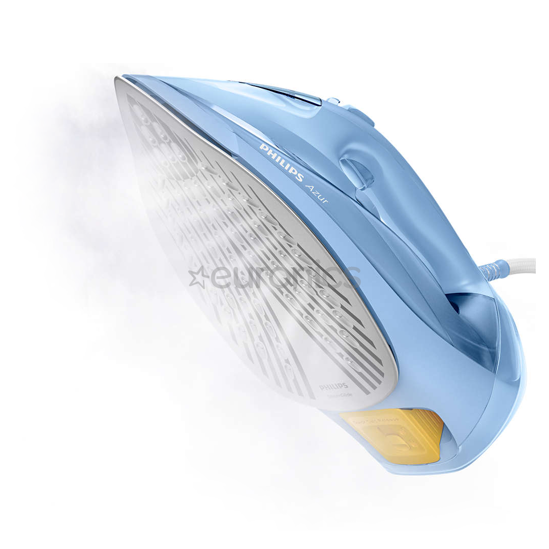 Philips Azur, 2400 W, gaiši zila - Tvaika gludeklis