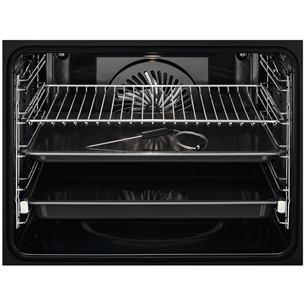 Electrolux, 71 L, pirolītiskā tīrīšana, melna - Iebūvējama cepeškrāsns