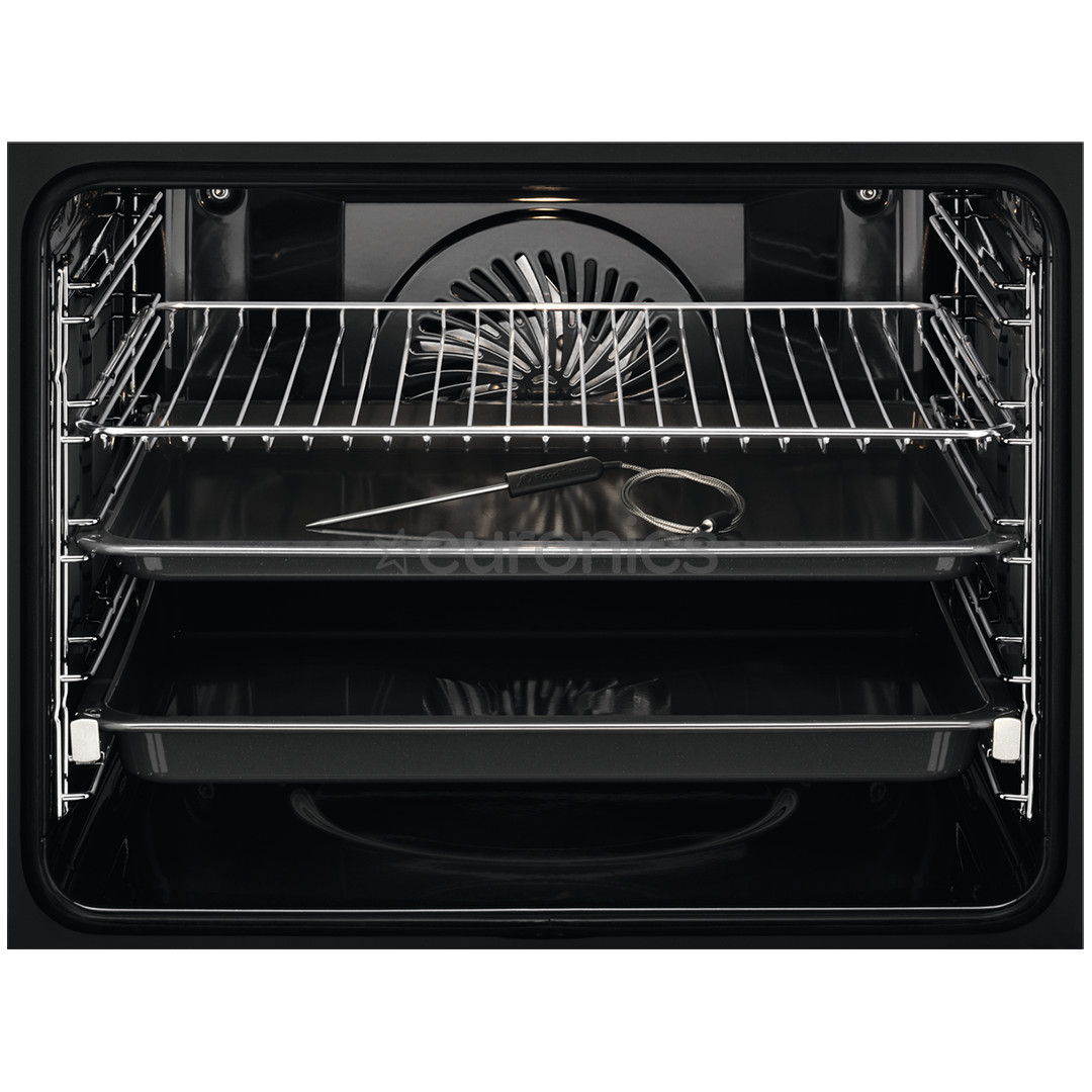 Electrolux, 71 L, pirolītiskā tīrīšana, melna - Iebūvējama cepeškrāsns