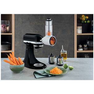 Комплект: миксер KitchenAid Artisan 4,83 л + насадка для измельчения/натирания