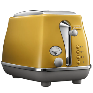 Delonghi ICONA Capitals, 900 Вт, желтый/серый - Тостер