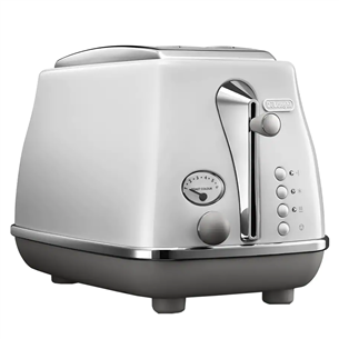 Delonghi ICONA Capitals, 900 Вт, белый/серый - Тостер