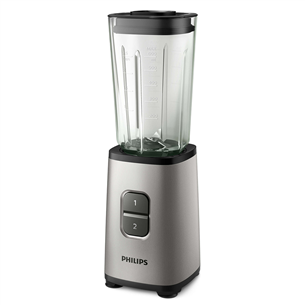 Philips Daily Collection, 350 W, 0.9 L, grey - Mini-blender with chopper