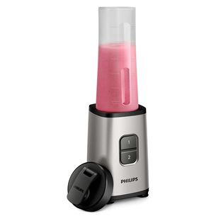 Philips Daily Collection, 350 W, 0.9 L, grey - Mini-blender with chopper