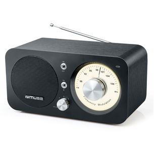 Muse M-095BT, FM, Bluetooth, USB, NFC, черный - Радио в стиле ретро M-095BT