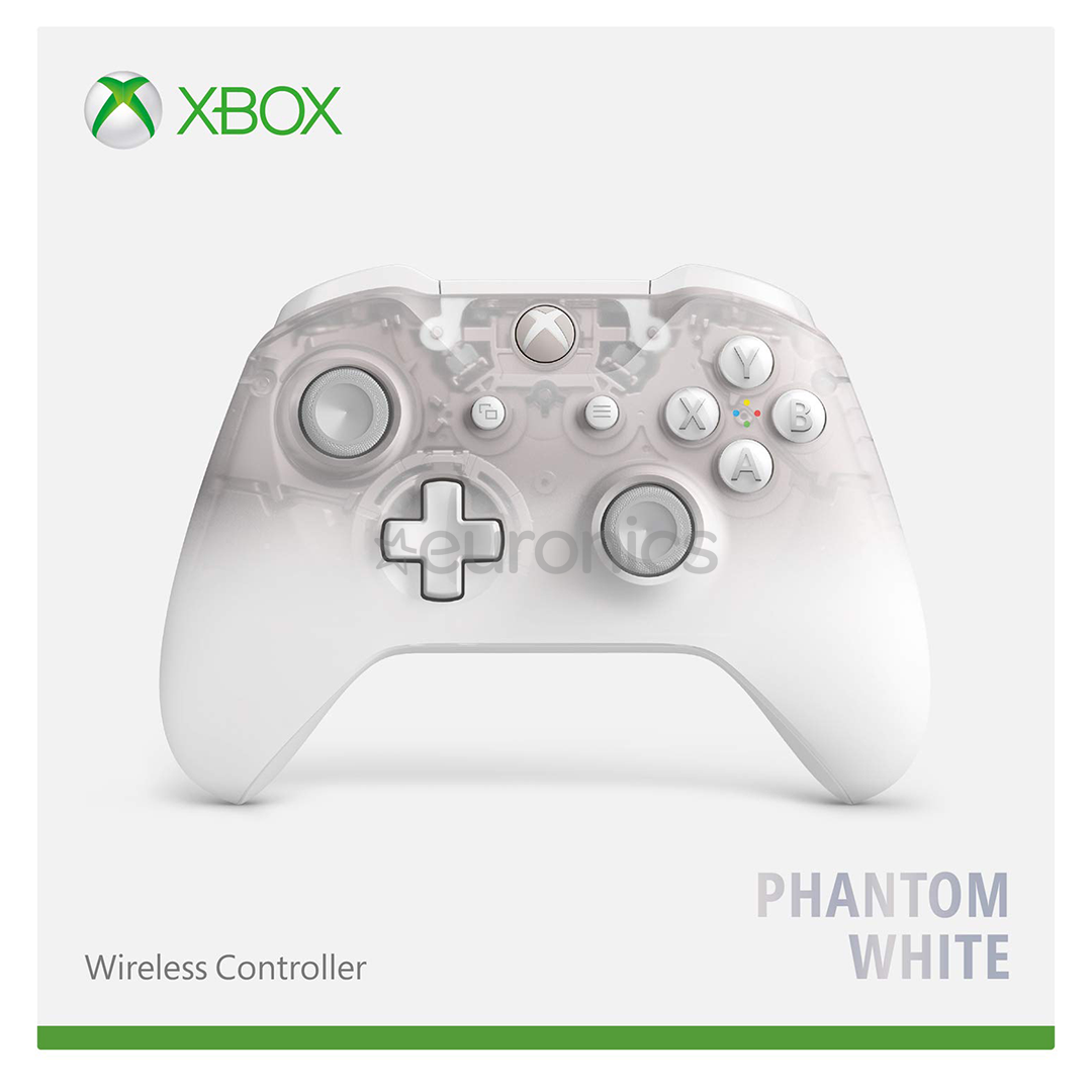 Bezvadu kontrolieris Xbox One Phantom White, Microsoft