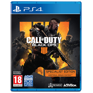 PS4 game Call of Duty Black Ops 4 Specialist Edition